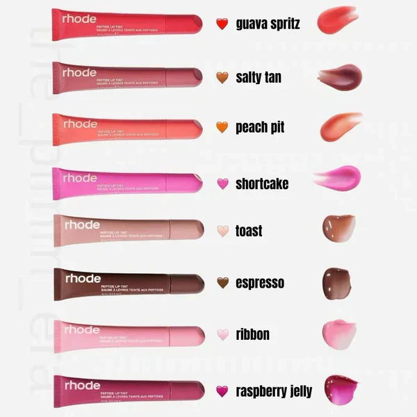 Glow-Up Trio- 1Pc Rhode Pocket Blush + 1 Pc Rhode Lip Gloss + 6pcsFlormar Matte Color Lipstick Pencil Set – Long Lasting Lip & Cheek Makeup