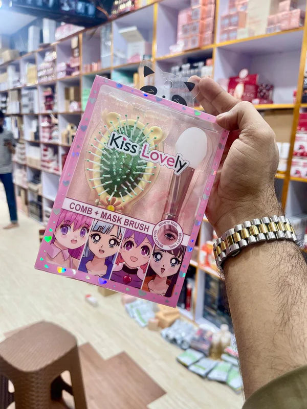 Kiss Lovely Comb and Mask Brush