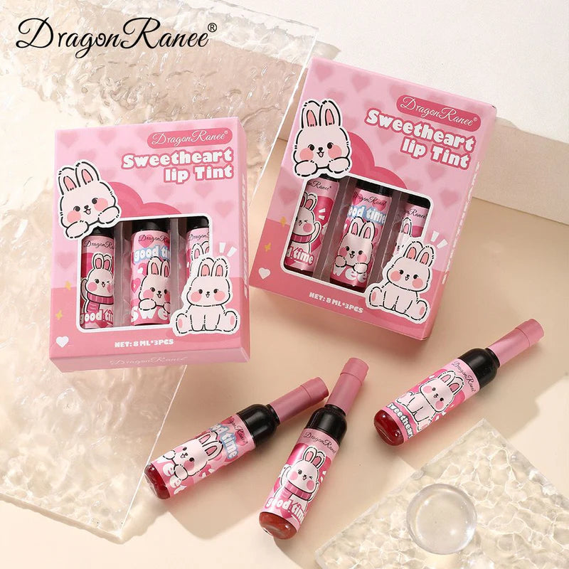 Dragon Ranee 3pcs Sweetheart Lip Tint Set DR158