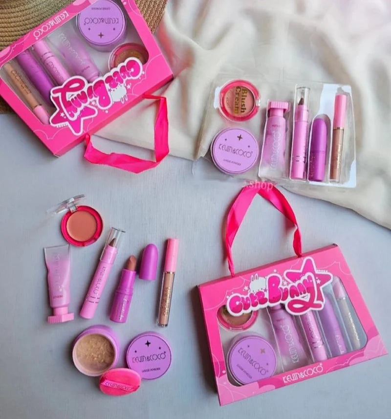 Kevin & COCO 6pcs Makeup Cute Bunny Gift Box Set