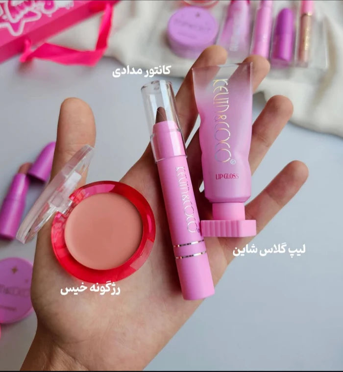 Kevin & COCO 6pcs Makeup Cute Bunny Gift Box Set