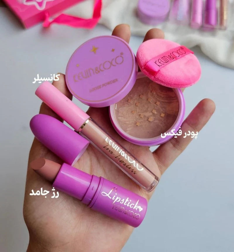 Kevin & COCO 6pcs Makeup Cute Bunny Gift Box Set