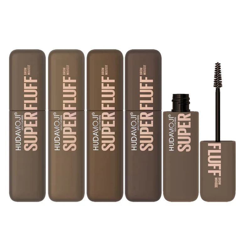 HudaMoji Super Fluff Brow Mousse – Tinted, Long-Wear Brow Setter EB-116)