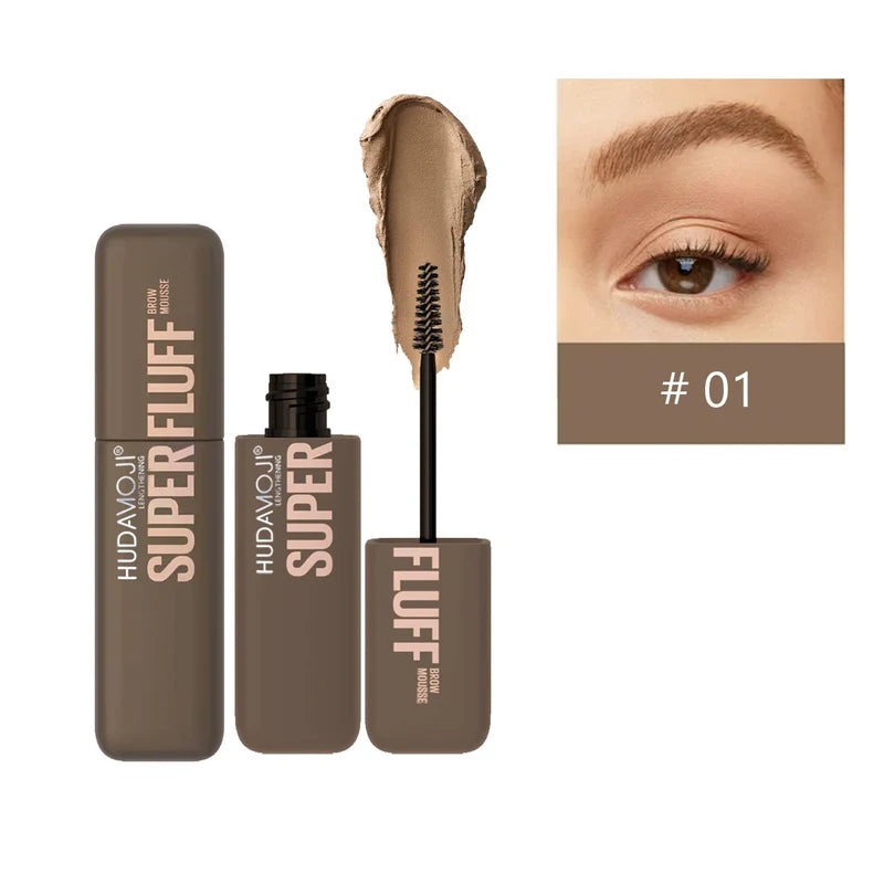 HudaMoji Super Fluff Brow Mousse – Tinted, Long-Wear Brow Setter EB-116)