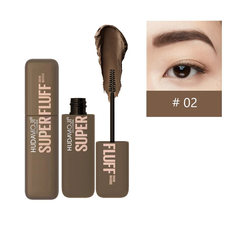 HudaMoji Super Fluff Brow Mousse – Tinted, Long-Wear Brow Setter EB-116)