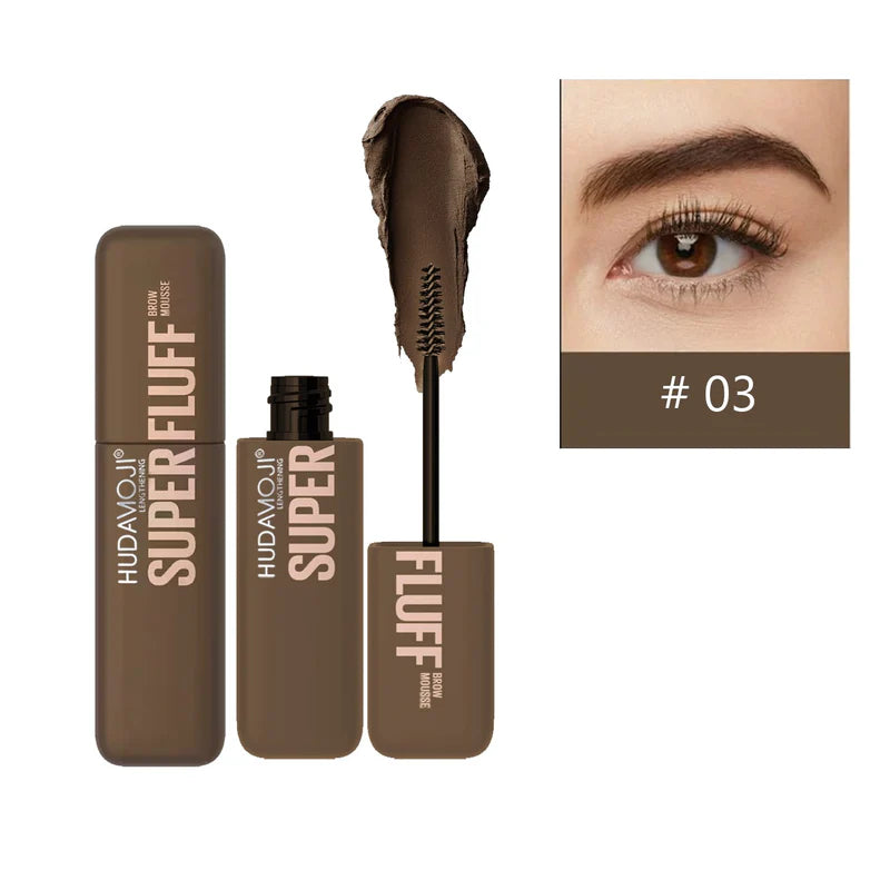 HudaMoji Super Fluff Brow Mousse – Tinted, Long-Wear Brow Setter EB-116)