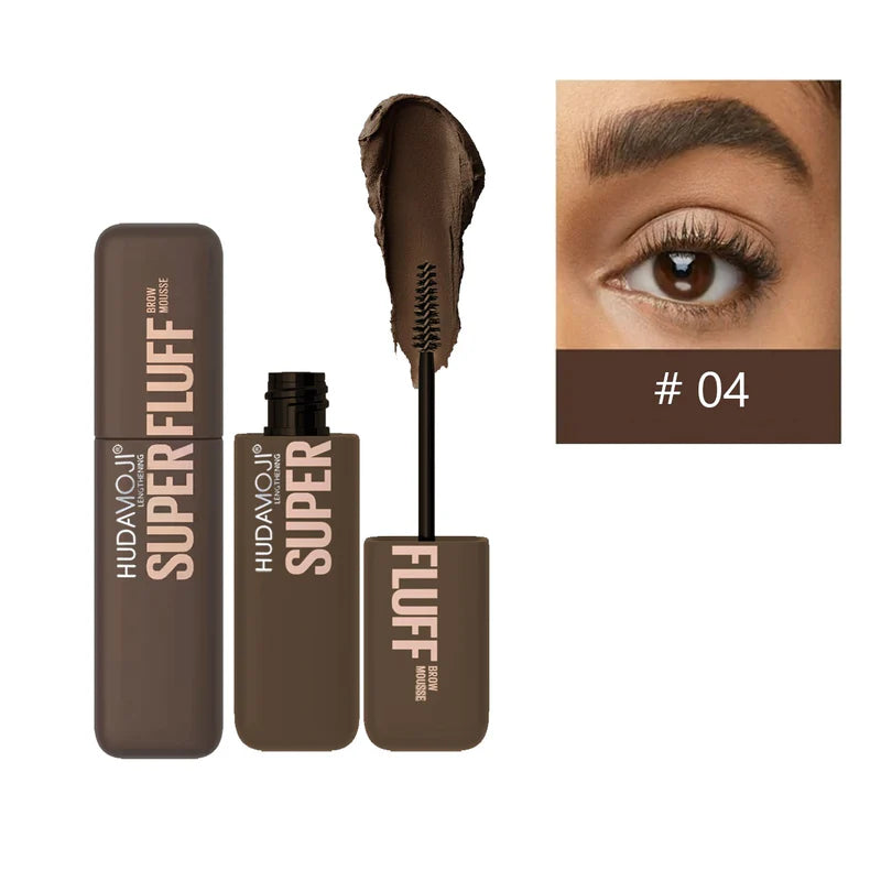 HudaMoji Super Fluff Brow Mousse – Tinted, Long-Wear Brow Setter EB-116)