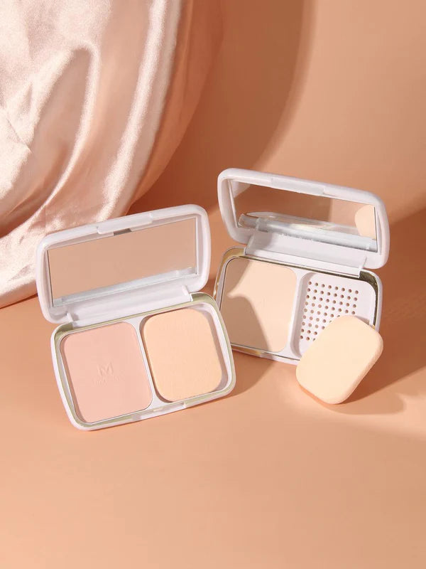 Mansili Smooth Velvet Pressed Powder & Finishing Compact