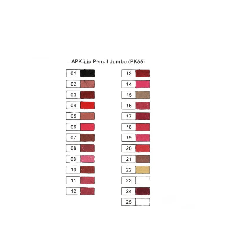APK 12pcs Lip/Eye Creamy Texture Jumbo Pencil