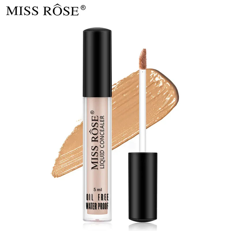 Miss Rose 4 PCS Purely Foundation - Concealer - Lip Tint - Liquid Eyeliner Makeup Deal