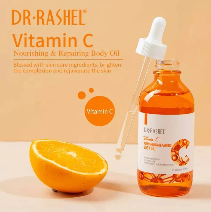 DR.Rashel 6 PC Vitamin C Anti-Aging Skincare, Brightening Moisturizing Series