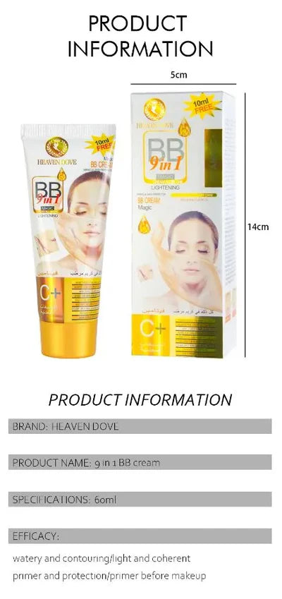 HEVAN BB CREAM A & Y Skin Tone: Fair/Light Shade: Off-White MAGIC CREAM 120ml