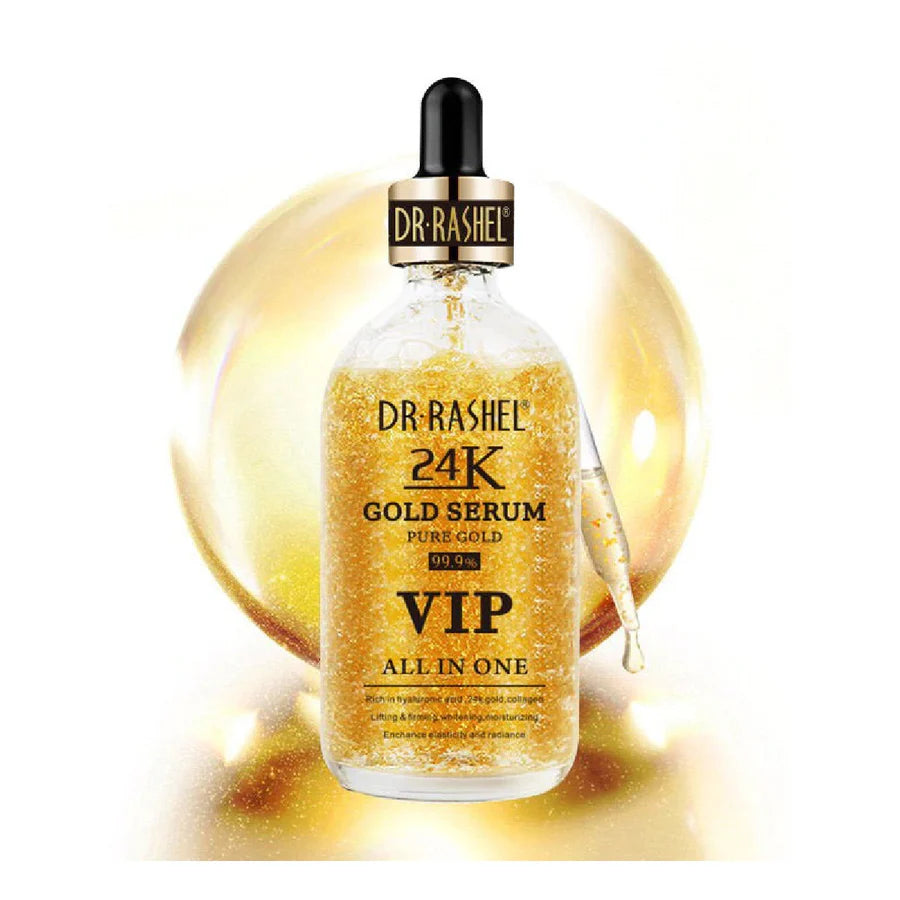 DR.RASHEL Face Care Anti Aging 24K Gold Serum VIP ALL IN ONE DRL-1428