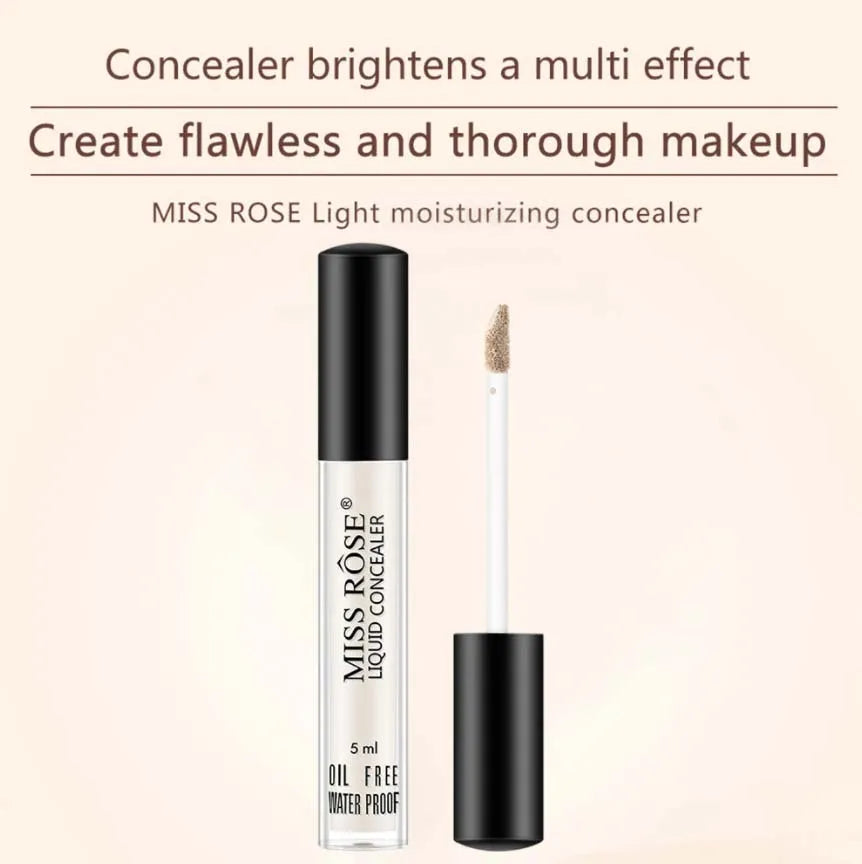 MISS ROSE Oil Free Waterproof Liquid Concealer 5ml
