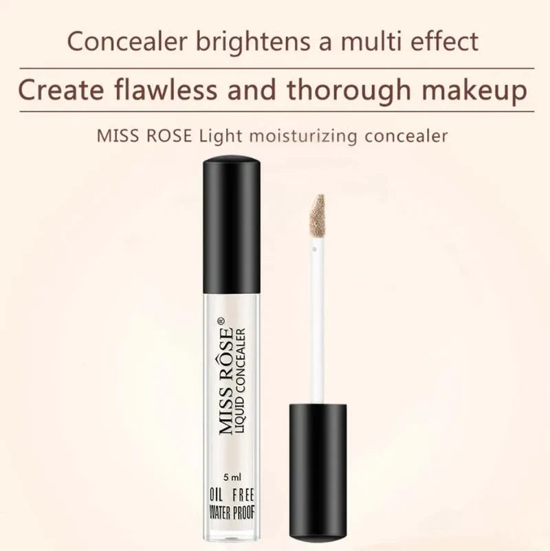 MISS ROSE 3 Pcs Set Concealer Matte Foundation & Pearl Primer 22ml