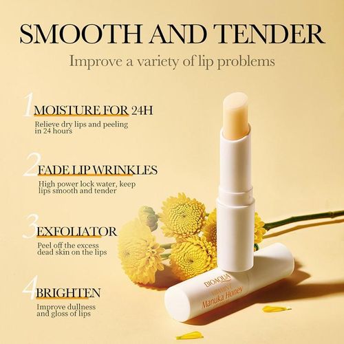 BIOAQUA Vitamin E Manuka honey LIP BALM For Girls & Women 2.7g .BQY04735