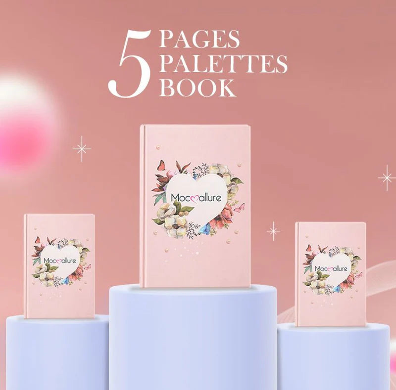 Mocallure All In One 5 Pages Book Makeup Palette