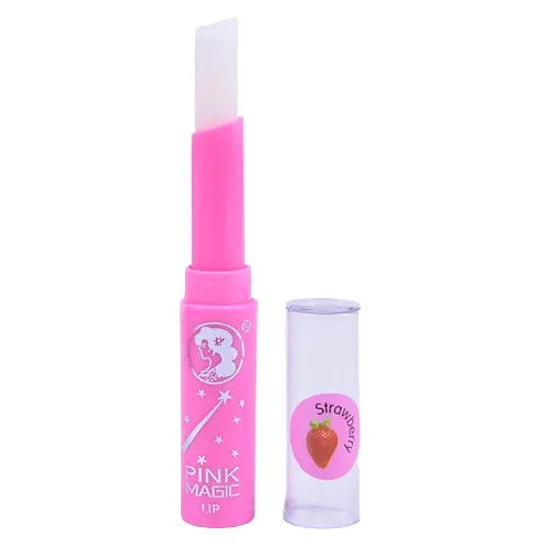 3Pcs Pink Magic Color Lip Balm - Strawberry Lipstick