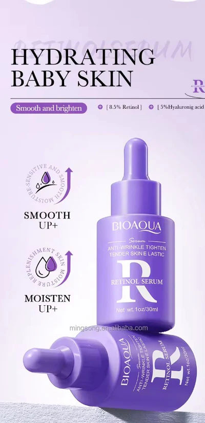 Bioaqua Retinol Serum Anti Wrinkle Dark Spots Facial Serum Whiten Face Skincare Essence For Girls And Women 30ml BQY00751