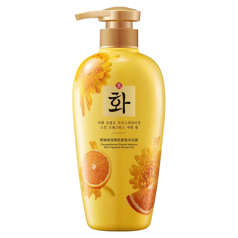 HANFEN Grapefruit Flowers Body Wash Whitening Brightening & Moisturizing Shower Gel Skin Care Body Care Body Wash Shower Gel HF91463