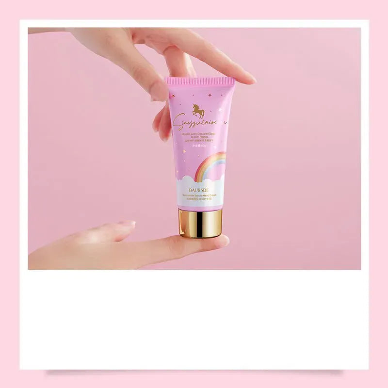BAURSDE Natural Organic Cherry Blossom Hand Cream Whitening Brightening & Moisturizing Hand Cream Skin Care Hand Care Cream BS02525