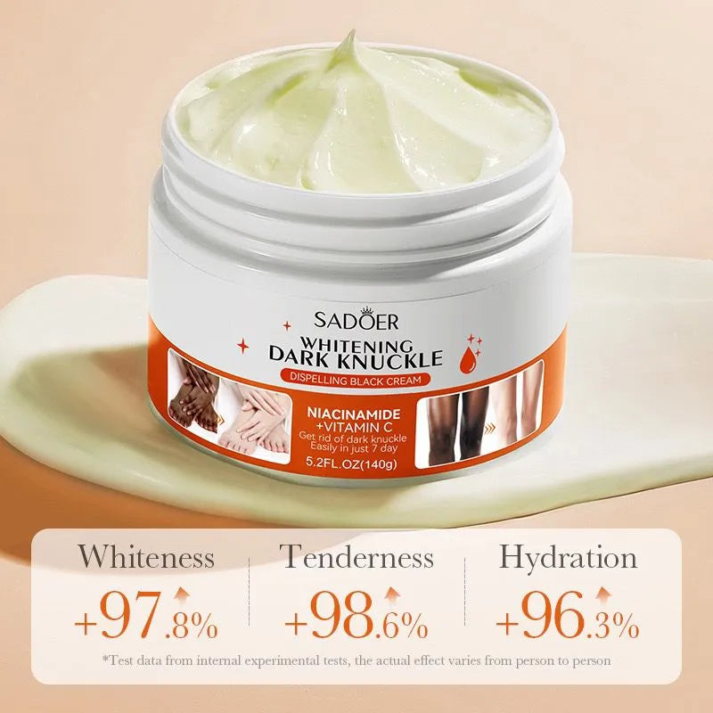 SADOER 7days Vitamin C Whitening Dark Knuckle Black Knee Cream 140g SD58024