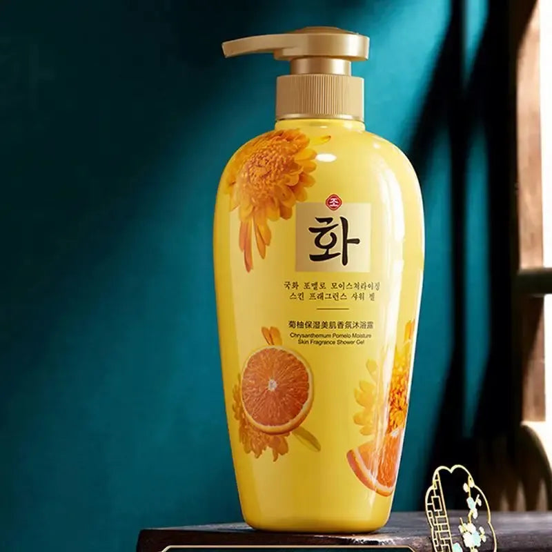 HANFEN Grapefruit Flowers Body Wash Whitening Brightening & Moisturizing Shower Gel Skin Care Body Care Body Wash Shower Gel HF91463