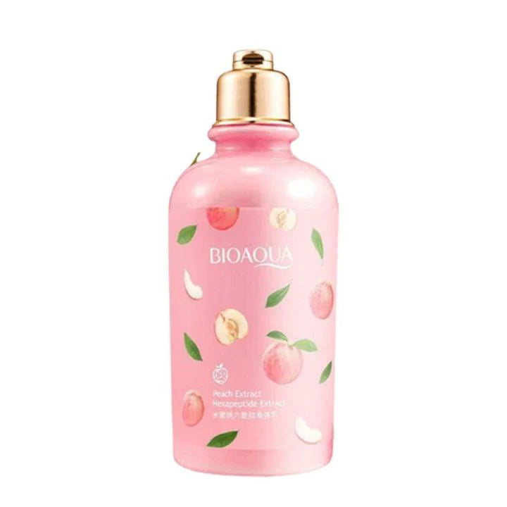 Winter Daily Care 3 In 1 Deal Complete Skincare & Lip Care Trio – Bioaqua Peach Body Lotion + Sadoer Aloe Vera Hand Cream + GegeMoon Lip Gloss Set