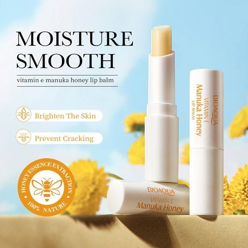 BIOAQUA Vitamin E Manuka honey LIP BALM For Girls & Women 2.7g .BQY04735