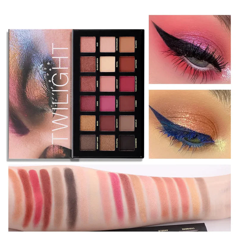 Miss Rose Twilight Dusk Eyeshadow Palette Professional Makeup 19.8g 7001-013L