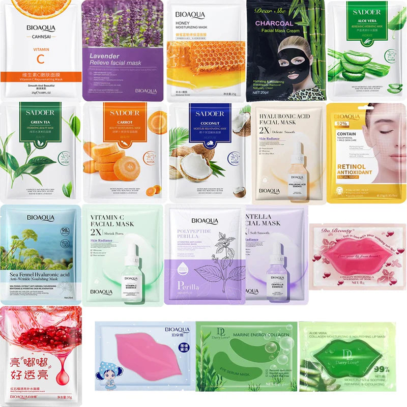 BIOAQUA Pack Of 10 - Sheet Maks- 30g x 10