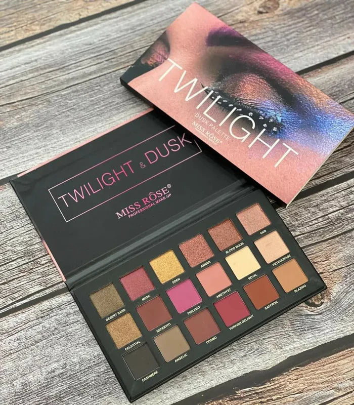 Miss Rose Twilight Dusk Eyeshadow Palette Professional Makeup 19.8g 7001-013L