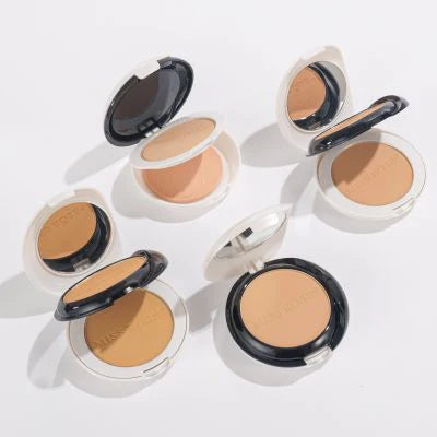 Miss Rose Black & White Two-Tone Delicate and Soft Focus Compact Powder