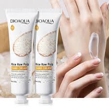 BIOAQUA Rice Raw Pulp Hand Cream Anti Chapping Anti Aging Moisturizing Whitening Cream 30g - BQY15280