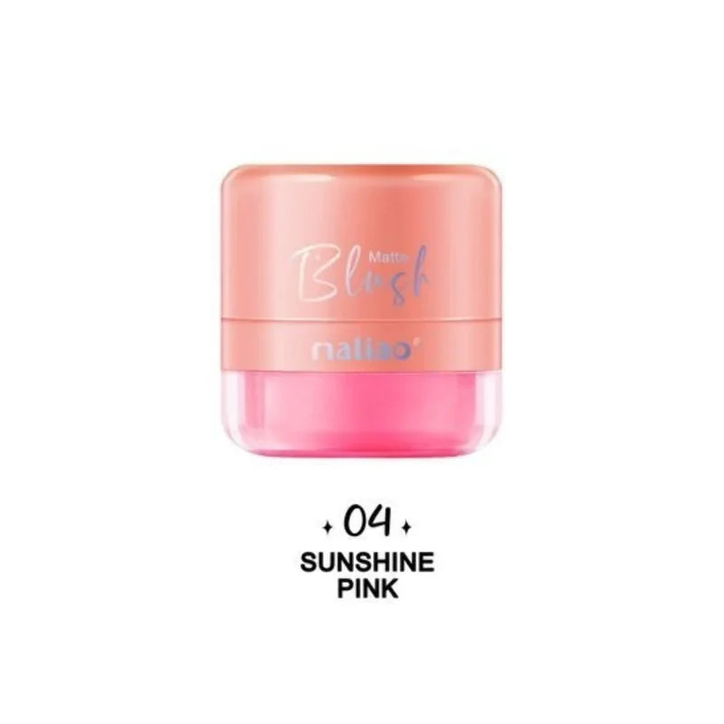 Maliao 3D Powder Matte Blush Soft Light Mushroom Blush | Easy to Blend Makeup Blusher