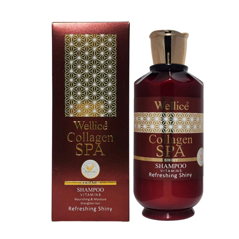 Wellice Premium Edition Collagen Spa Vitamins Shampoo 520g