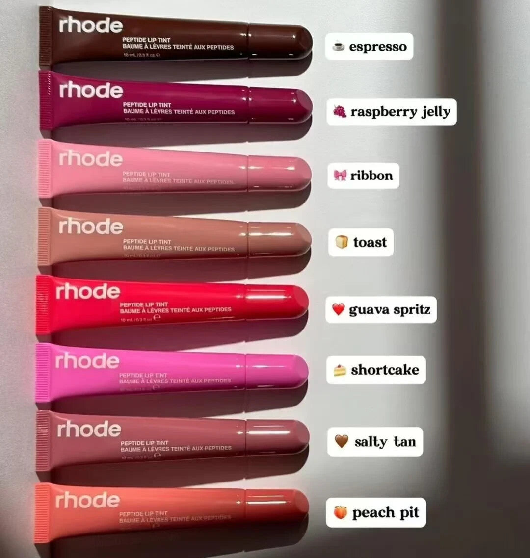 Rhode Peptide Lip Tint Pack of 8 PCs