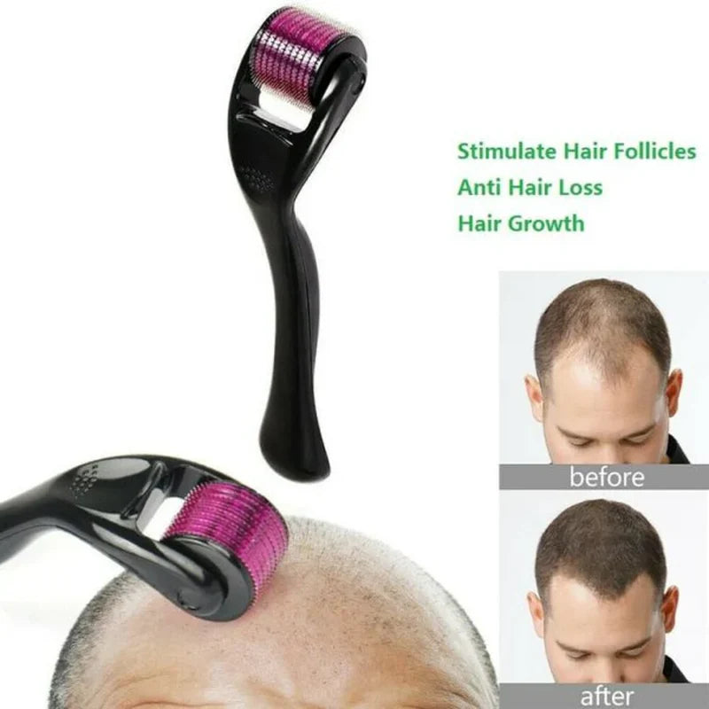 Flawless Hair Growth Kit – 3-in-1 Derma Roller, Scalp Massage Brush & Oil Applicator