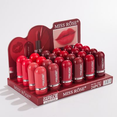 Miss Rose Coral Charm Capsule Lipstick 7301-498Z24