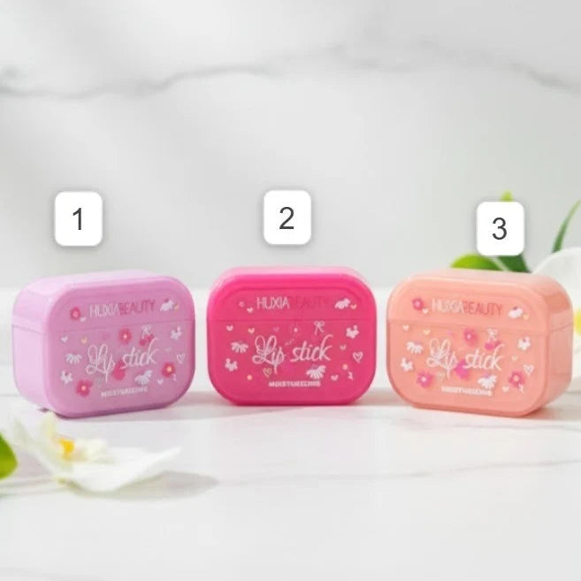 HUXIABEAÜTY Airpods Moisturizing Lip Stick Set
