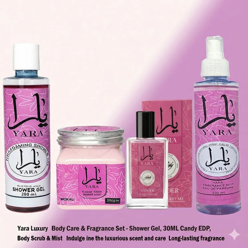 The Ultimate New 4 in 1 Yara Luxury Body Care & Fragrance Deal